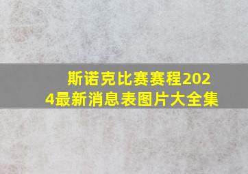 斯诺克比赛赛程2024最新消息表图片大全集