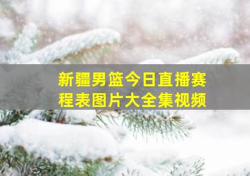 新疆男篮今日直播赛程表图片大全集视频