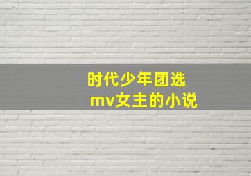 时代少年团选mv女主的小说