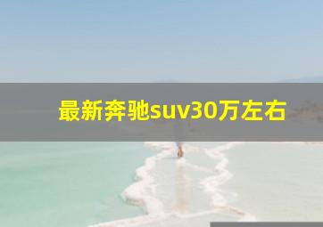 最新奔驰suv30万左右