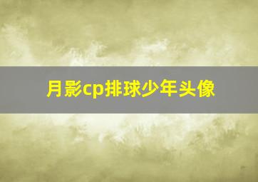 月影cp排球少年头像