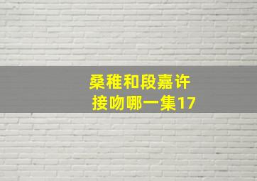 桑稚和段嘉许接吻哪一集17