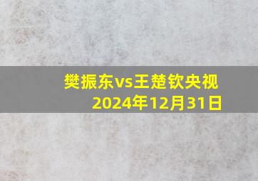 樊振东vs王楚钦央视2024年12月31日