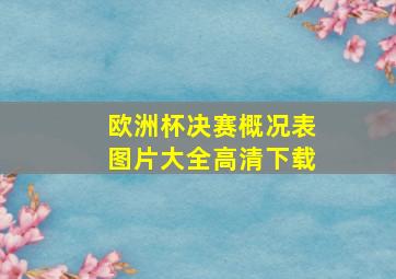 欧洲杯决赛概况表图片大全高清下载