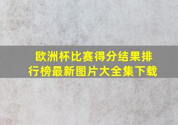 欧洲杯比赛得分结果排行榜最新图片大全集下载