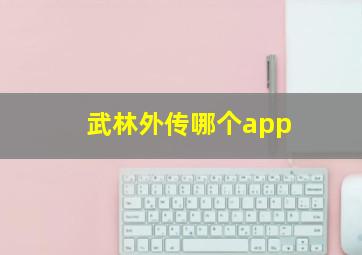 武林外传哪个app