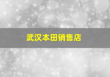 武汉本田销售店