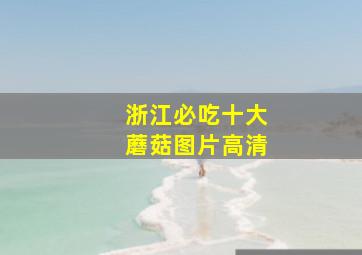 浙江必吃十大蘑菇图片高清