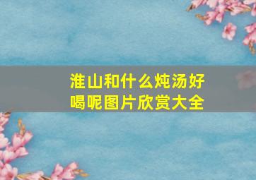 淮山和什么炖汤好喝呢图片欣赏大全