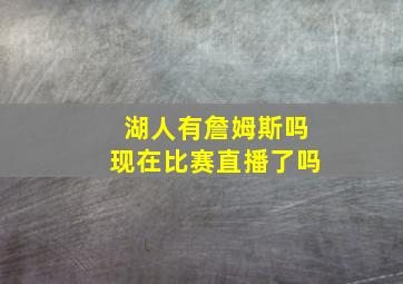 湖人有詹姆斯吗现在比赛直播了吗