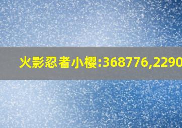 火影忍者小樱:368776,229053