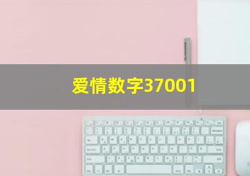 爱情数字37001