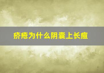 疥疮为什么阴囊上长痘