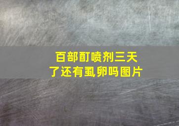 百部酊喷剂三天了还有虱卵吗图片