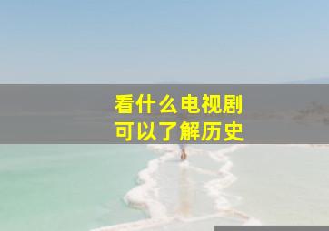 看什么电视剧可以了解历史