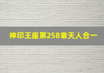 神印王座第258章天人合一