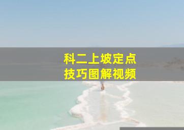 科二上坡定点技巧图解视频