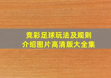 竞彩足球玩法及规则介绍图片高清版大全集