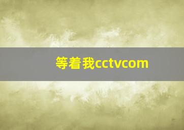 等着我cctvcom