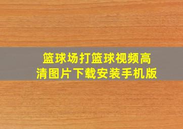 篮球场打篮球视频高清图片下载安装手机版