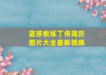 篮球教练丁伟简历图片大全最新视频