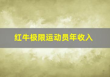 红牛极限运动员年收入