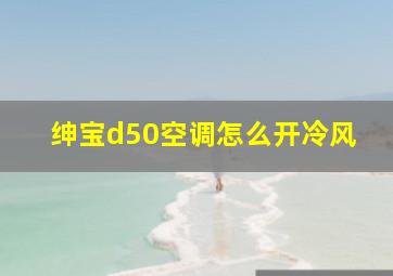 绅宝d50空调怎么开冷风