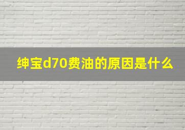 绅宝d70费油的原因是什么