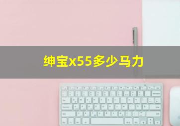 绅宝x55多少马力