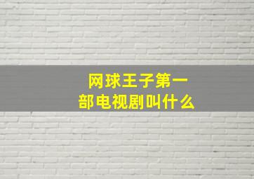 网球王子第一部电视剧叫什么