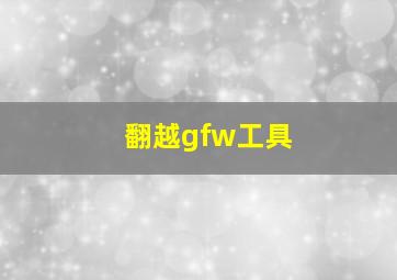 翻越gfw工具