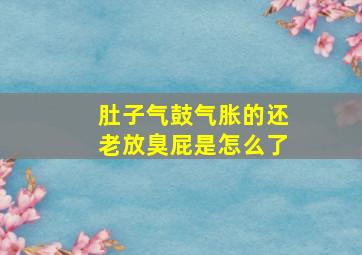 肚子气鼓气胀的还老放臭屁是怎么了