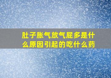 肚子胀气放气屁多是什么原因引起的吃什么药