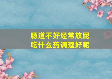 肠道不好经常放屁吃什么药调理好呢