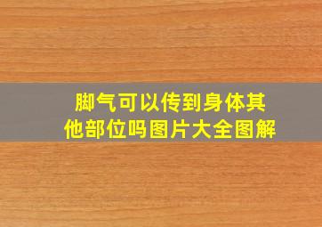 脚气可以传到身体其他部位吗图片大全图解