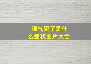 脚气犯了是什么症状图片大全