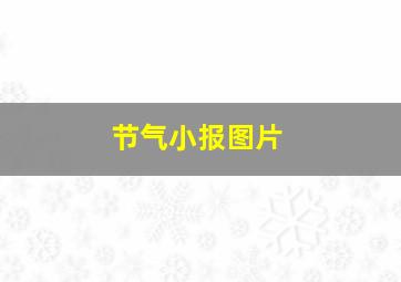 节气小报图片