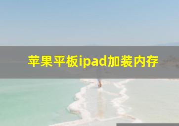 苹果平板ipad加装内存