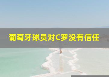 葡萄牙球员对C罗没有信任