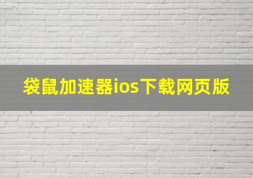 袋鼠加速器ios下载网页版