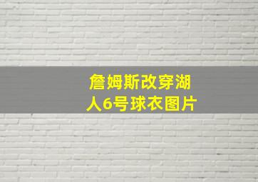 詹姆斯改穿湖人6号球衣图片