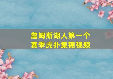 詹姆斯湖人第一个赛季虎扑集锦视频