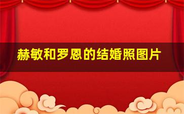 赫敏和罗恩的结婚照图片