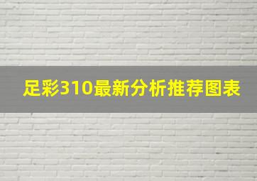 足彩310最新分析推荐图表