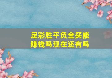 足彩胜平负全买能赚钱吗现在还有吗