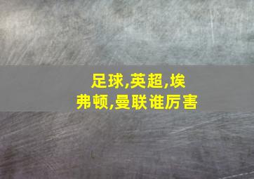 足球,英超,埃弗顿,曼联谁厉害