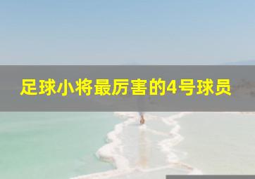 足球小将最厉害的4号球员