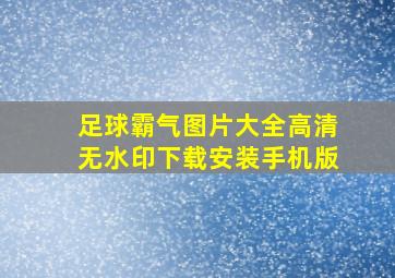 足球霸气图片大全高清无水印下载安装手机版