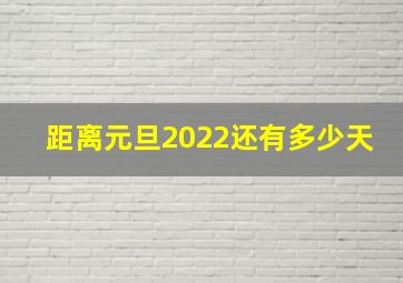 距离元旦2022还有多少天