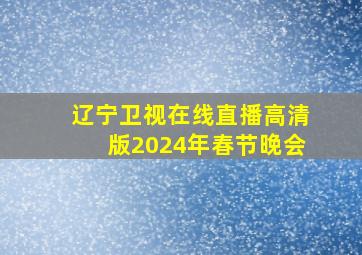 辽宁卫视在线直播高清版2024年春节晚会